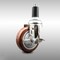 Service Caster 4 Inch 316SS Maroon Polyurethane Swivel 1-3/8 Inch Expanding Stem Caster Brake SCC-SS316EX20S414-PPUB-MRN-TLB-138 - alternate 4